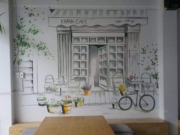 Gợi ý phong cách vẽ tranh tường quán cafe phù hợp